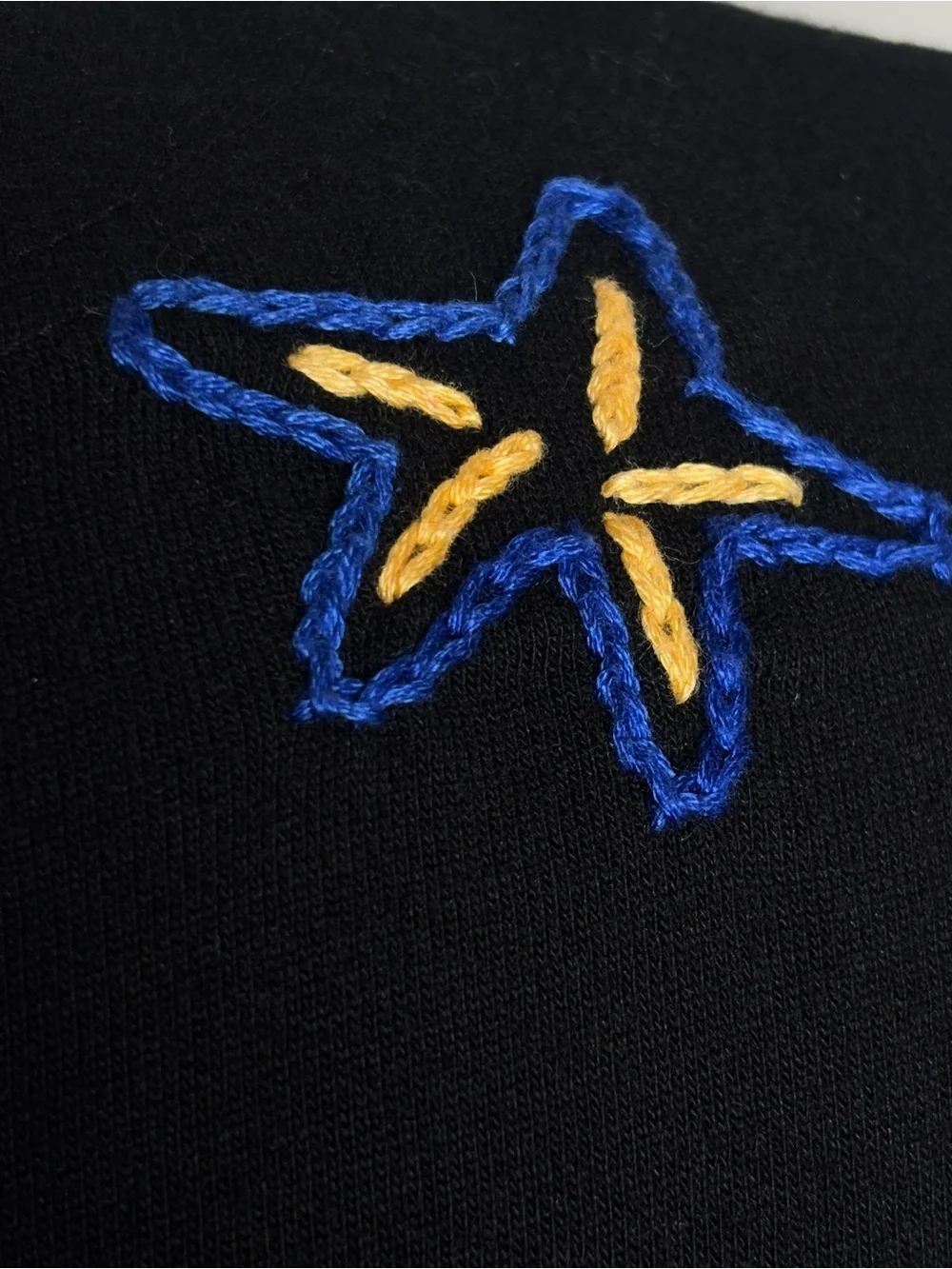 Michael Simon Lite Beach Theme Embroidered Cardigan Seashell Coastal Sweater Sm - Picture 7 of 10